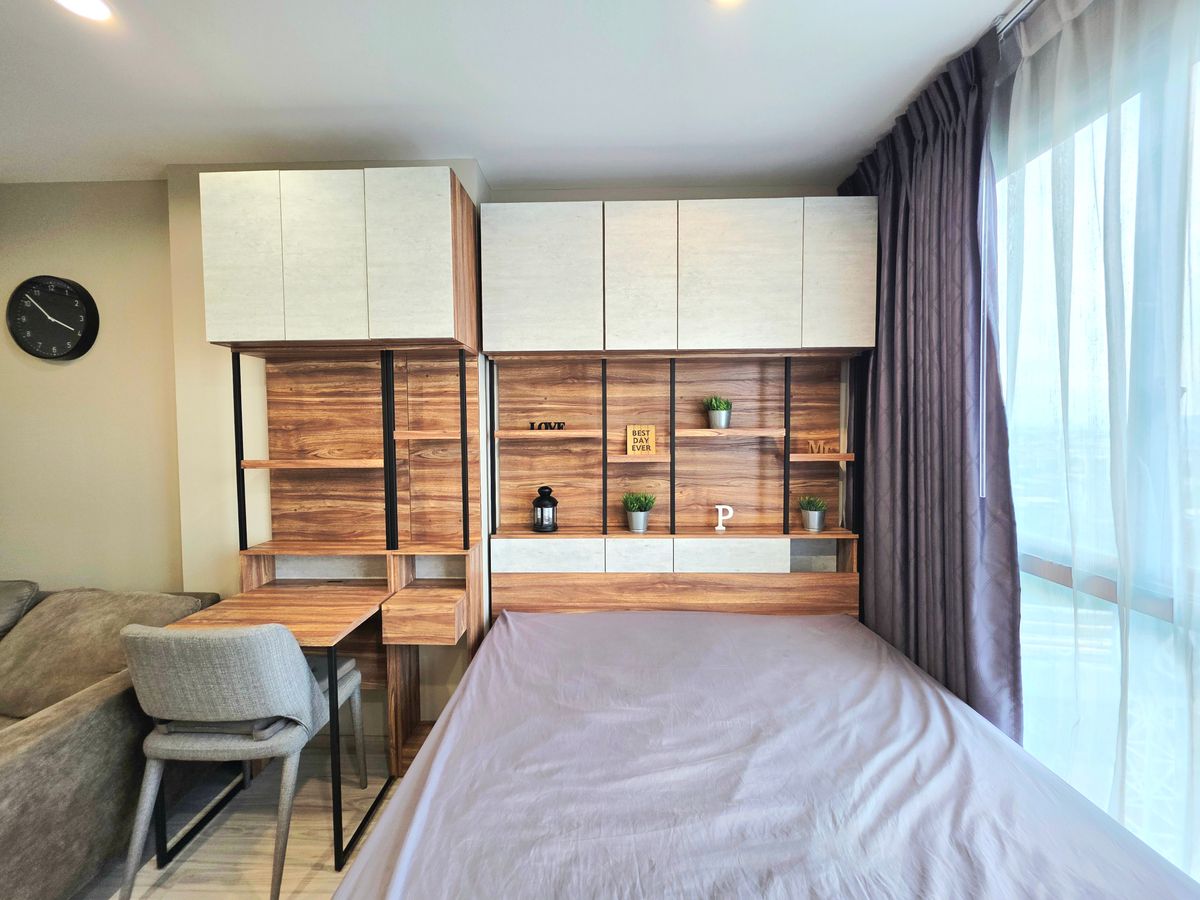 ให้เช่าคอนโดบางซื่อ วงศ์สว่าง เตาปูน : 🔥ให้เช่าด่วน🔥ไอดีโอ โมบิ บางซื่อ แกรนด์ อินเตอร์เชนจ์ Renovate ใหม่ แต่งครบเครื่องใช้ไฟฟ้า+เฟอร์นิเจอร์ ติด MRT เตาปูน