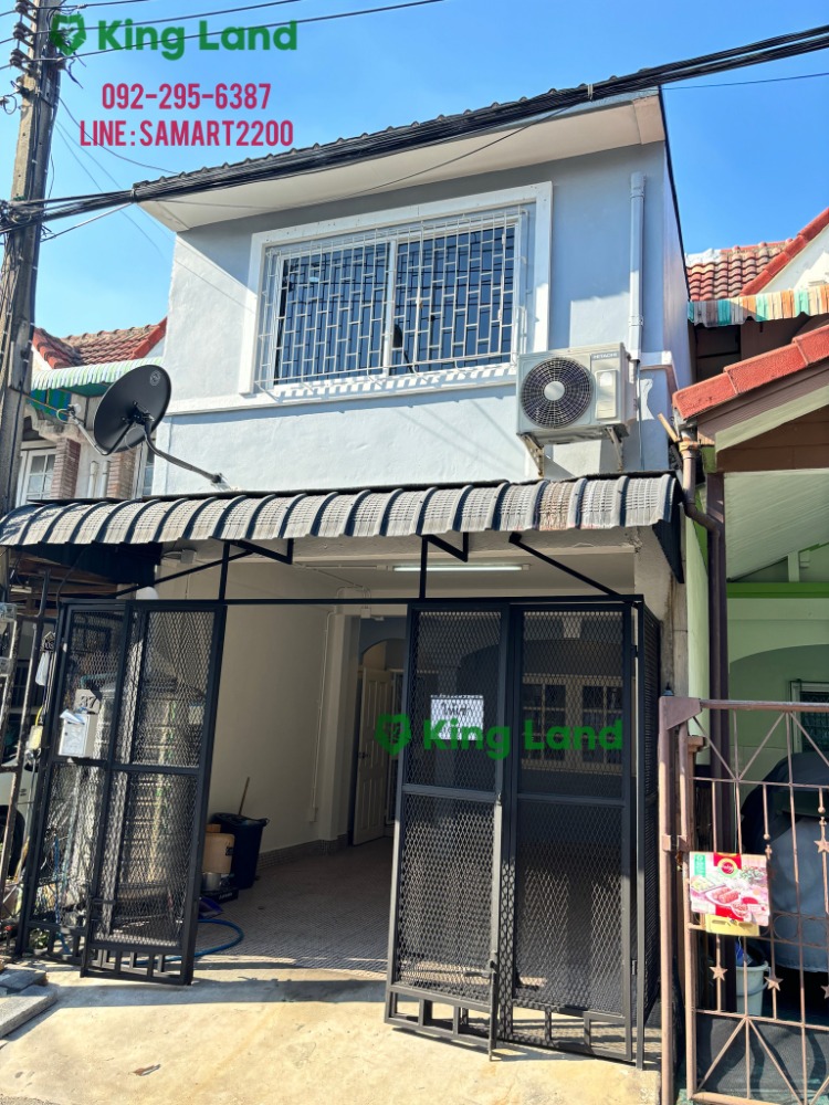 For RentTownhomeNawamin, Ramindra : #Townhouse for rent, 2 floors, newly renovated 3 bedrooms with 2 air conditioners #Lert Ubon Village 5, Soi Suan Siam 3, price 10,000 ฿/month, Ramintra Road 📍#near Fashion Island 2 km. (travel 3 minutes!!)