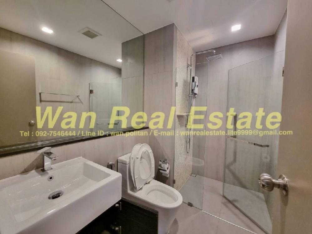 For RentCondoRattanathibet, Sanambinna : For rent Politan Aqua, 24th floor, size 30 sq m., river view, beautifully decorated (built-in), new room, never rented before