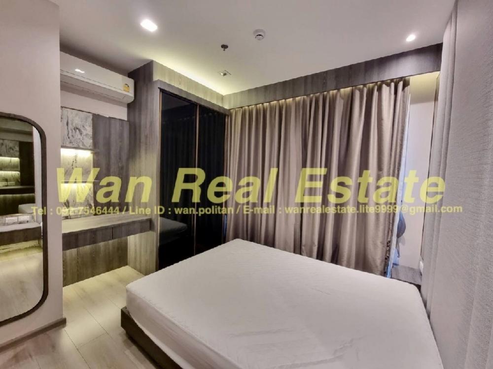 For RentCondoRattanathibet, Sanambinna : For rent Politan Aqua, 24th floor, size 30 sq m., river view, beautifully decorated (built-in), new room, never rented before