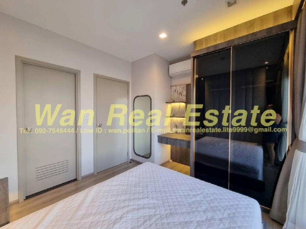 For RentCondoRattanathibet, Sanambinna : For rent Politan Aqua, 24th floor, size 30 sq m., river view, beautifully decorated (built-in), new room, never rented before
