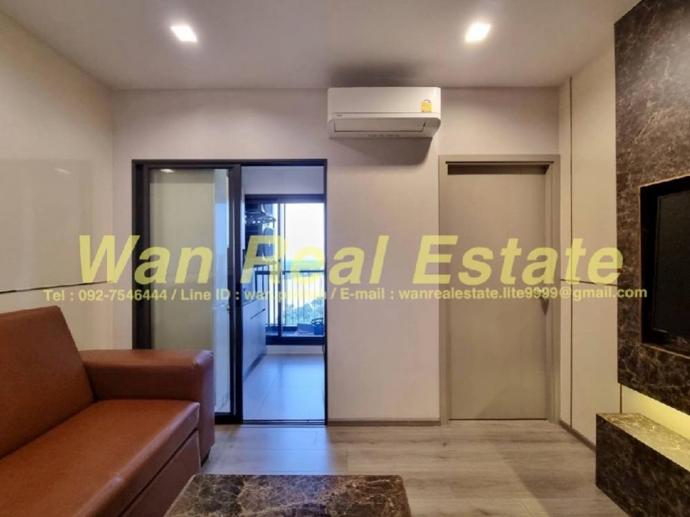 For RentCondoRattanathibet, Sanambinna : For rent Politan Aqua, 24th floor, size 30 sq m., river view, beautifully decorated (built-in), new room, never rented before