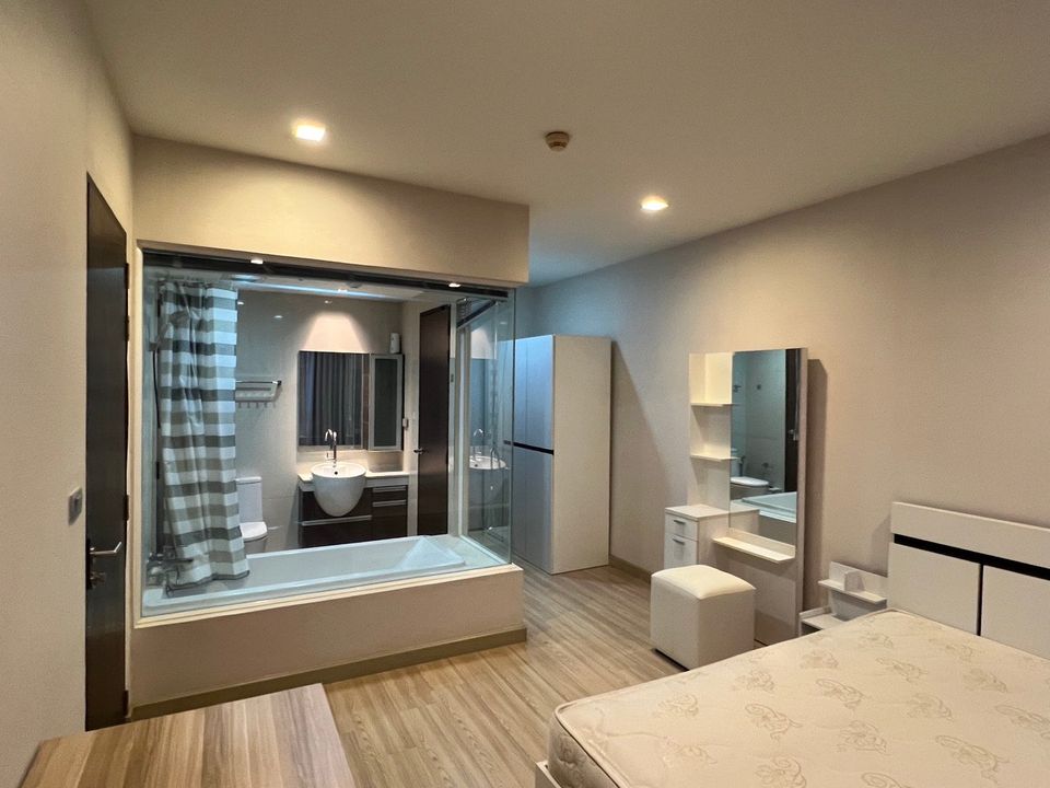 For RentCondoOnnut, Udomsuk : Condo for rent Sky Walk & Weltz Residence, large room 52 sq m. 1 Bed BTS Phra Khanong