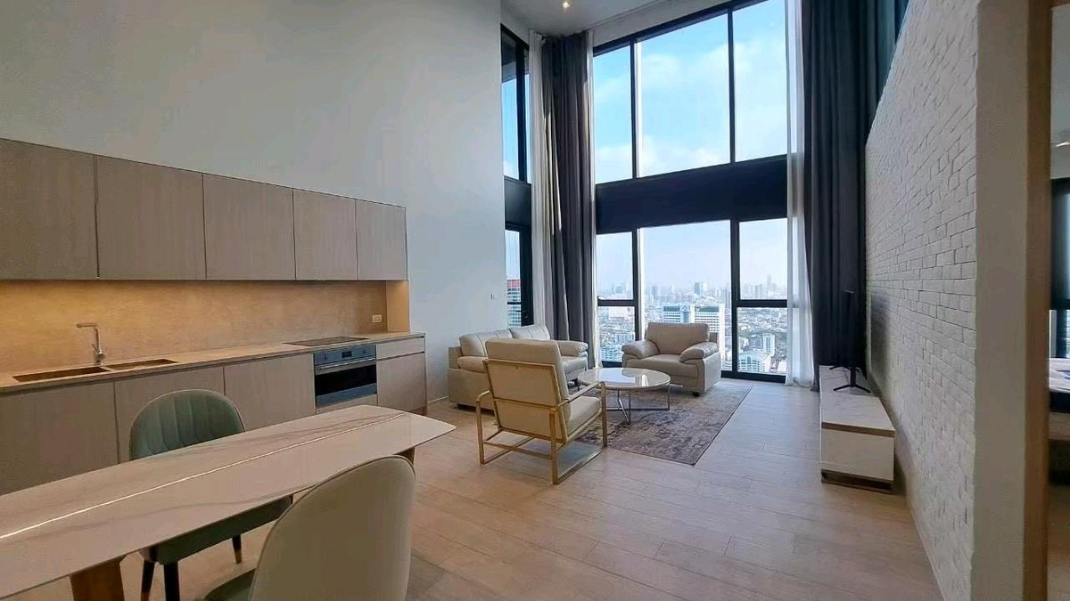 For RentCondoSilom, Saladaeng, Bangrak : 📌For RENT | The Lofts Silom - 2BR Duplex (107sqm), 85,000 THB