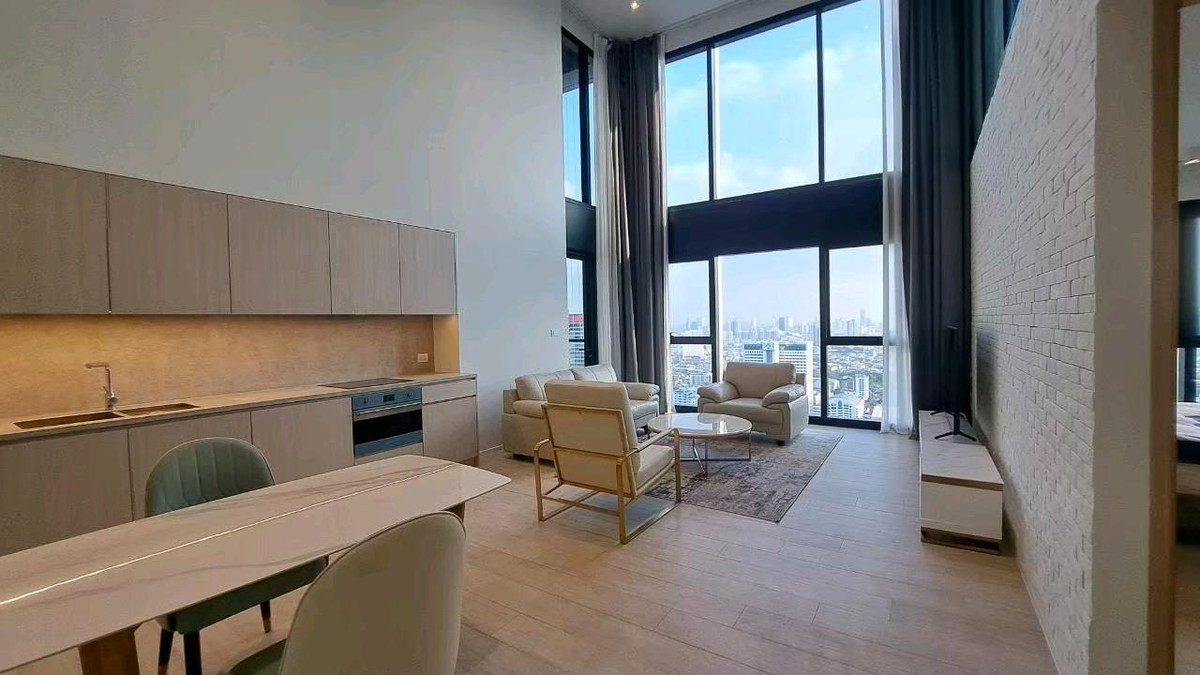 For RentCondoSilom, Saladaeng, Bangrak : 📌For RENT | The Lofts Silom - 2BR Duplex (107sqm), 85,000 THB