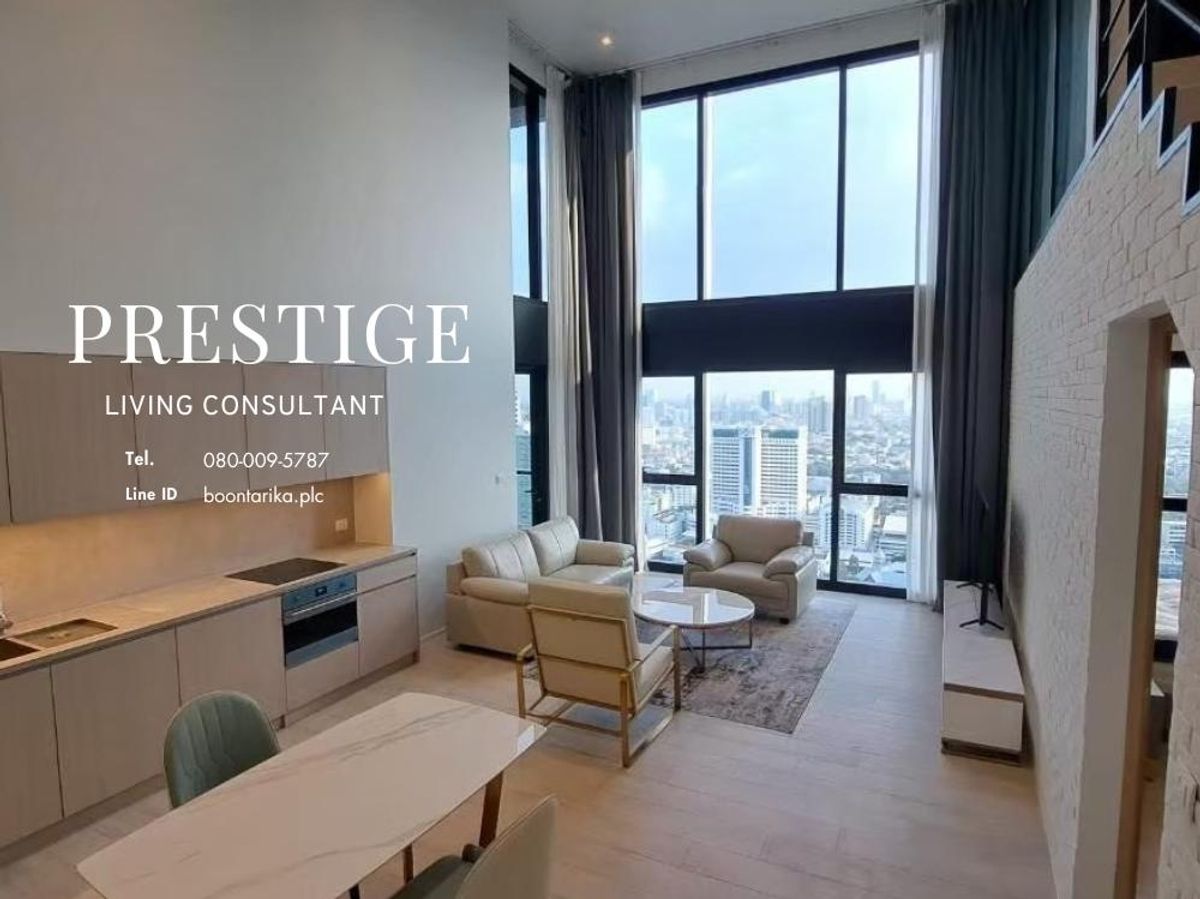 For RentCondoSilom, Saladaeng, Bangrak : 📌For RENT | The Lofts Silom - 2BR Duplex (107sqm), 85,000 THB