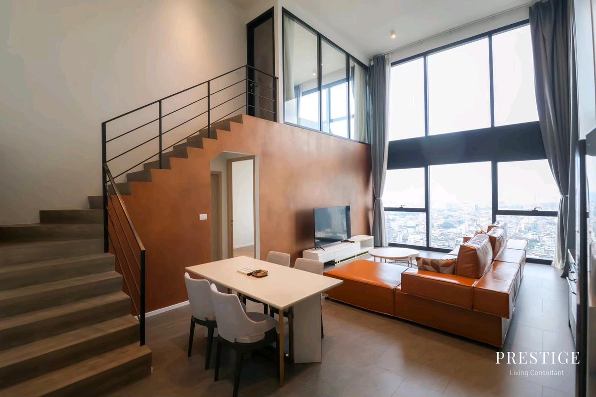 ให้เช่าคอนโดสีลม ศาลาแดง บางรัก : 📌For RENT เช่า | The Lofts Silom - 2BR Duplex (108 sqm) 90,000 THB