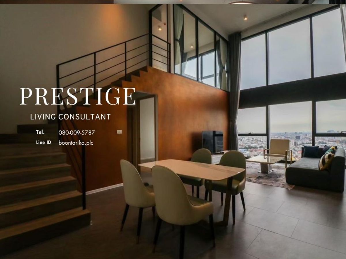 ให้เช่าคอนโดสีลม ศาลาแดง บางรัก : 📌For RENT เช่า | The Lofts Silom - 2BR Duplex (107 sqm) 90,000 THB