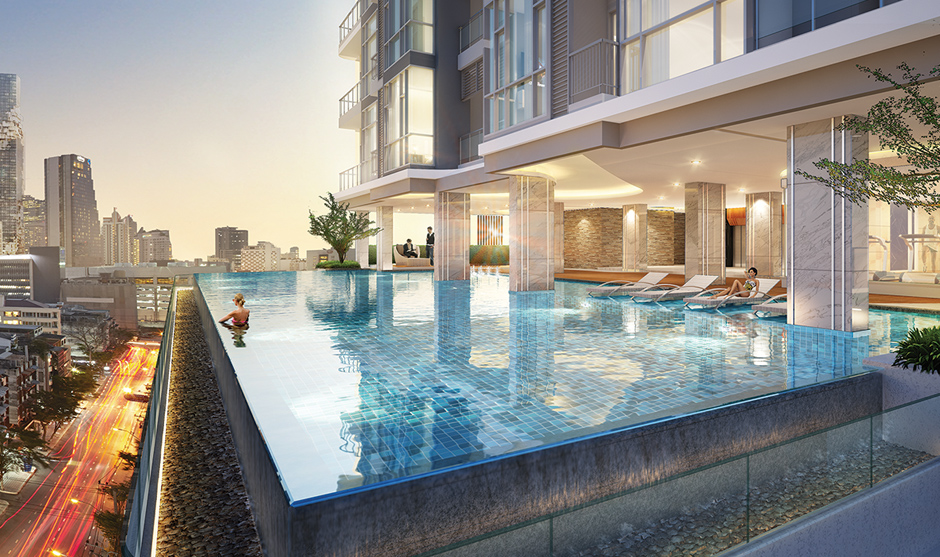 ขายคอนโดสีลม ศาลาแดง บางรัก : Supalai Elite Surawong 46 sq.m  Rent & Sell Eng 中 日 Please add LINE ID @806qphgn o8415o5483