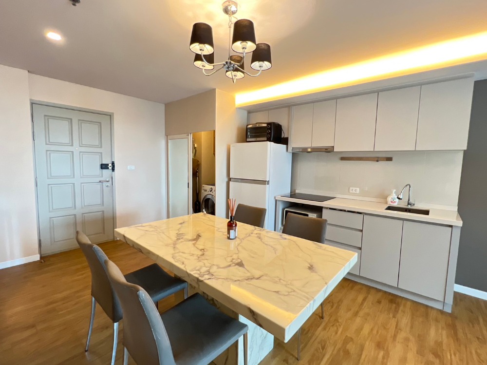 For RentCondoRama3 (Riverside),Satupadit : Ready to move in! For rent: Siamese Nanglinchee, 2 bedrooms, 2 bathrooms / 23,000 baht.