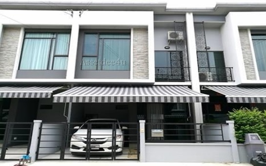 ให้เช่าทาวน์โฮมนนทบุรี บางใหญ่ บางบัวทอง : AT446 ให้เช่าทาวน์โฮม 2 ชั้น เฟอร์นิเจอร์บางส่วน พลีโน่ บางใหญ่ ซอยคลองถนน