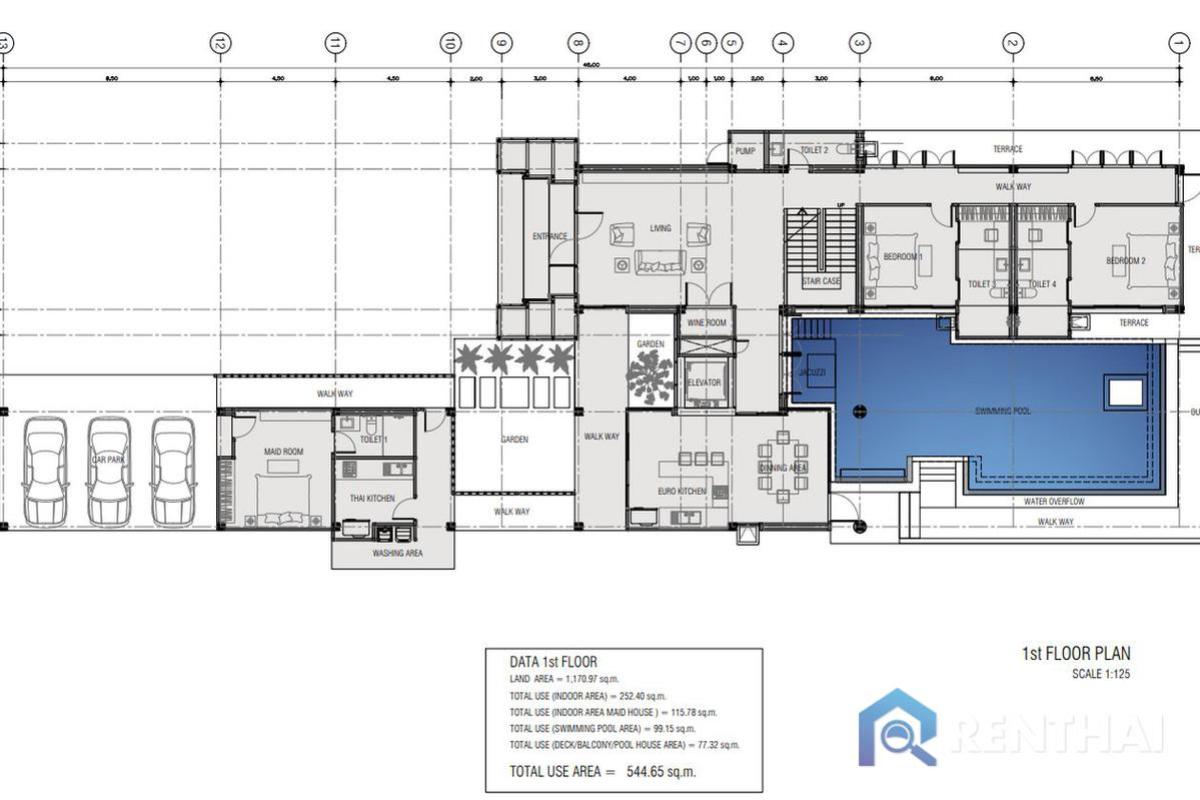 For SaleHousePattaya, Bangsaen, Chonburi : Presale modern Luxury Pool Villa