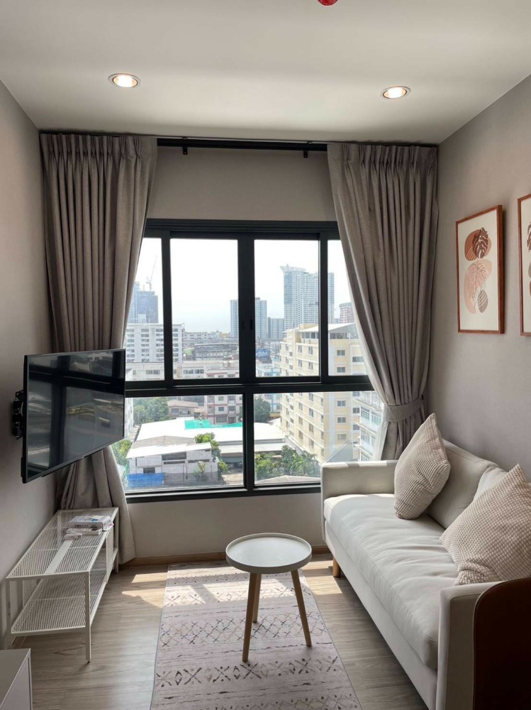 For RentCondoRamkhamhaeng, Hua Mak : 💥 Rent!!! The Tree Hua Mak Interchange, size 26 sq m, price 11,000 baht, complete with furniture and electrical appliances.