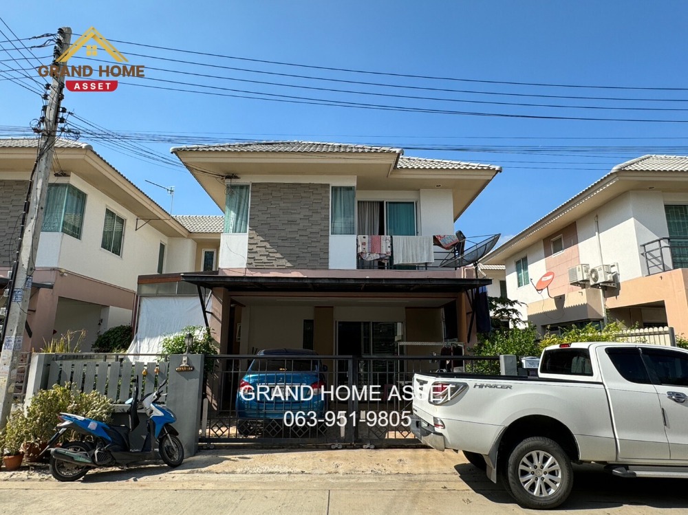 ขายบ้านอยุธยา : บ้านแฝด หมู่บ้านสบายสบาย หลังเซ็นทรัลอยุธยา ต.คลองสวนพลู อ.อยุธยา