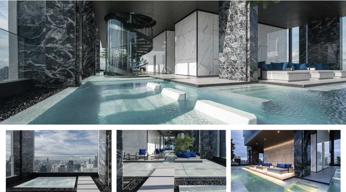 ให้เช่าคอนโดสุขุมวิท อโศก ทองหล่อ : FOR RENT!! Hyde Herritage Thonglor BIG 3Bedrooms High Floor+River view 🔥175,000Thb🔥 ☎️Call/Line: 094-162-4424