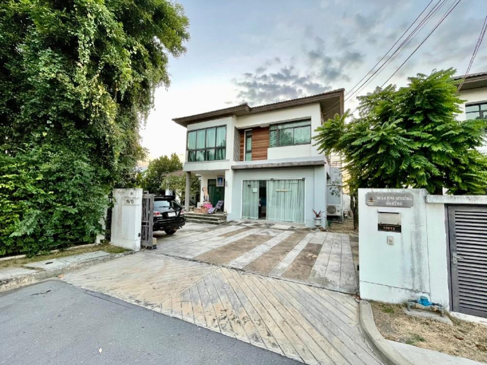 For SaleHouseNawamin, Ramindra : Beautiful corner house, garden front, furnished