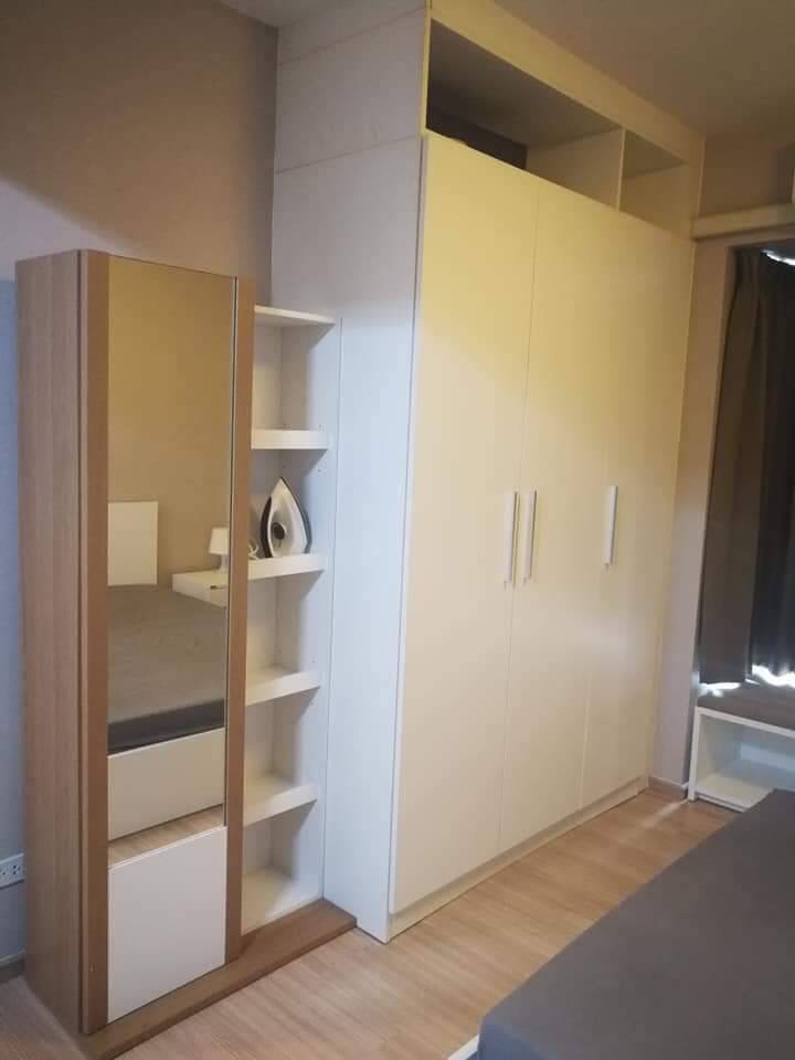 ขายคอนโดรามคำแหง หัวหมาก : S-FMR161  ขายคอนโด ฟิวส์โมเบียส รามคำแหง, 30 ตรม. ชั้น 2 แต่งครบ 2.4 ล้าน 064-959-8900