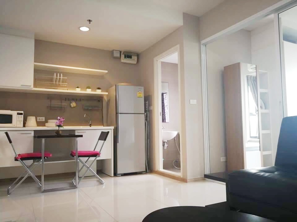 ขายคอนโดรามคำแหง หัวหมาก : S-FMR161  ขายคอนโด ฟิวส์โมเบียส รามคำแหง, 30 ตรม. ชั้น 2 แต่งครบ 2.4 ล้าน 064-959-8900