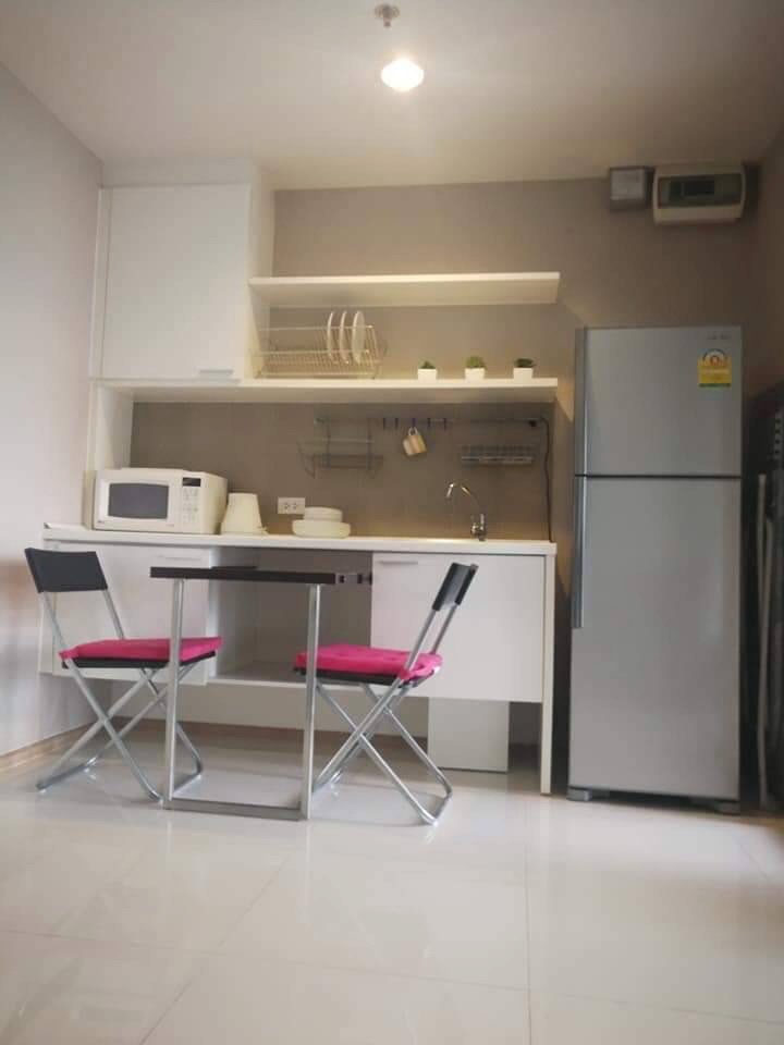 ขายคอนโดรามคำแหง หัวหมาก : S-FMR161  ขายคอนโด ฟิวส์โมเบียส รามคำแหง, 30 ตรม. ชั้น 2 แต่งครบ 2.4 ล้าน 064-959-8900