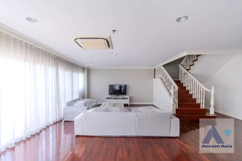 ให้เช่าคอนโดสาทร นราธิวาส : 🔼AccomA 🔽 Duplex Condo | 4 Bedrooms Condominium for Rent in Sathorn BTS Sala Daeng - MRT Lumphini at Sathorn Park Place