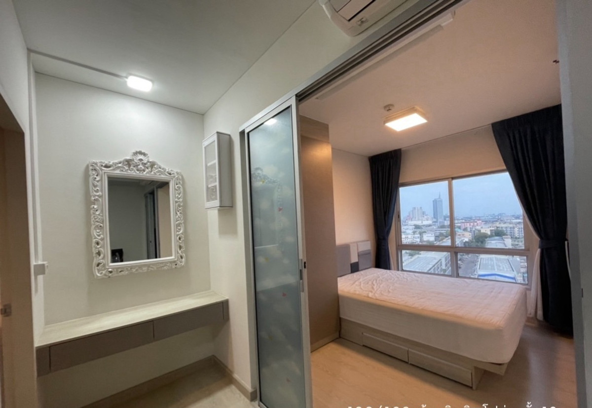 For RentCondoChaengwatana, Muangthong : Niche ID Pak Kret 💥 Large room 34 sq.m., 16th floor, rent 9,000 baht 💥 Beautiful room, complete with washing machines 💥 Near Suan Kularb School