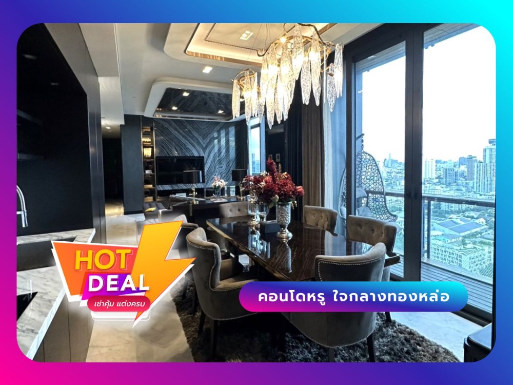 ให้เช่าคอนโดสุขุมวิท อโศก ทองหล่อ : THE MONUMENT Thong Lo คอนโดหรูใจกลางทองหล่อ 2 ห้องนอน 125.2 ตร.ม.
