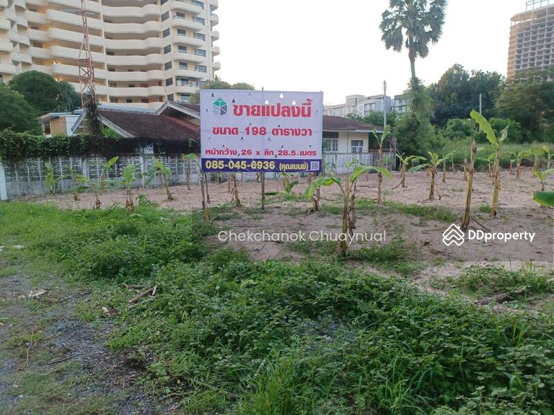 For SaleLandPattaya, Bangsaen, Chonburi : Beautiful land for sale in Pattaya, Na Jomtien 4, size 198 square wah, already filled, near the beach, 120k/square wah.