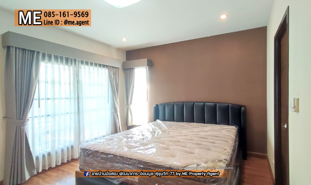 ให้เช่าบ้านพัฒนาการ ศรีนครินทร์ : ให้เช่า พฤกษาวิลล์ 73 พัฒนาการ ทาวน์เฮ้าส์ 2 ชั้น  หลังมุม  Built in สวย ใกล้ทองหล่อ - ใกล้  BTS  อ่อนนุช  โทร 064-954-9619 (RTA23-21)