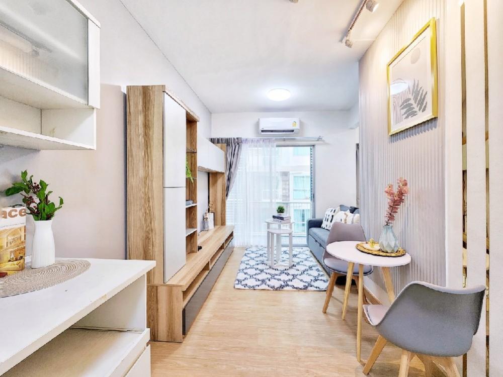 ขายคอนโดอ่อนนุช อุดมสุข : ห้องสวย วิวสระ กั้นห้องเหมือนอยู่รีสอร์ทกลางกรุงเลย 35 sqm aspace สุขุมวิท 77