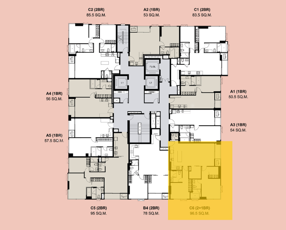 ขายคอนโดวิทยุ ชิดลม หลังสวน : 🔥🔥ขายห้อง 𝙈𝙪𝙣𝙞𝙦 𝙇𝙖𝙣𝙜𝙨𝙪𝙖𝙣 2Bed 1Bath,  , Price 28.95MB Tel. 0959415999