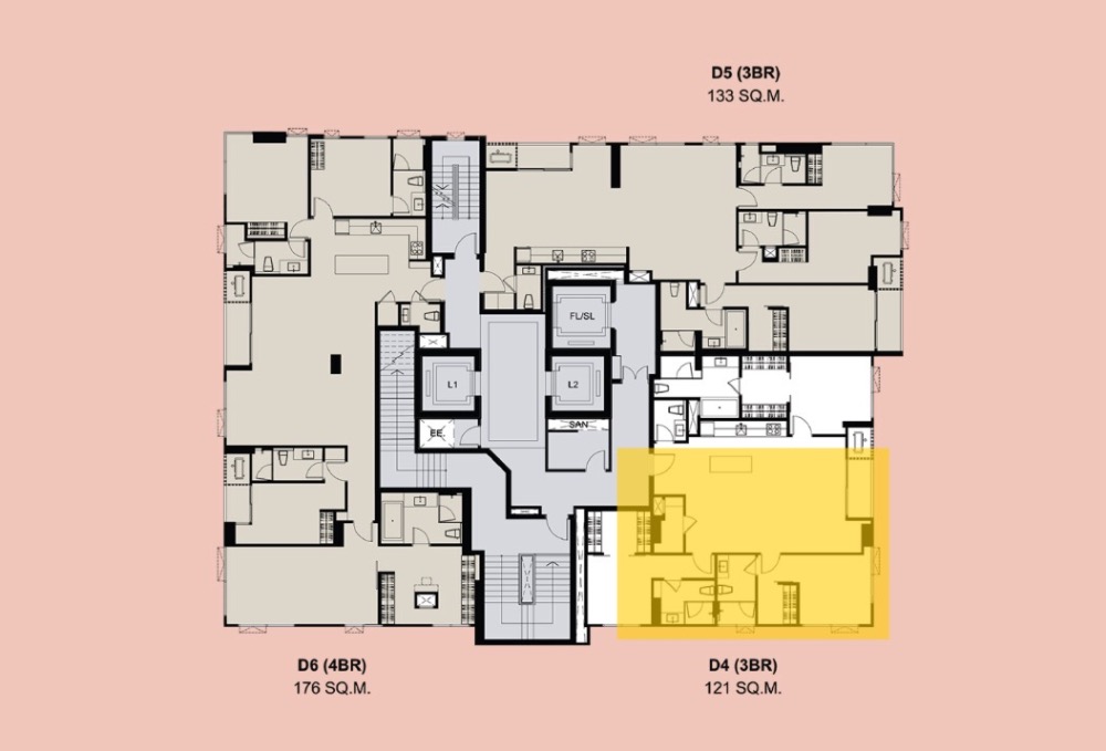 ขายคอนโดวิทยุ ชิดลม หลังสวน : 🔥🔥ขายห้อง 𝙈𝙪𝙣𝙞𝙦 𝙇𝙖𝙣𝙜𝙨𝙪𝙖𝙣 3Bed 3Bath,  , Price 52.98MB Tel. 0959415999