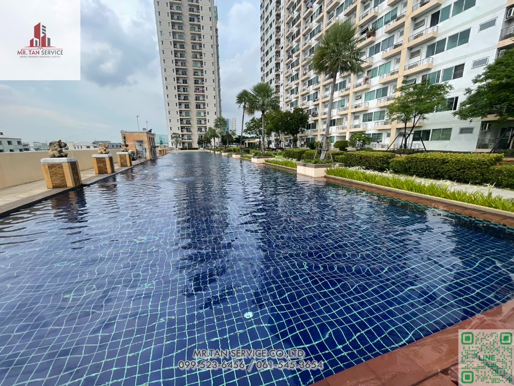 For RentCondoPattanakan, Srinakarin : Condo for rent, Supalai Park Srinakarin, every piece of new furniture. Ready to move in