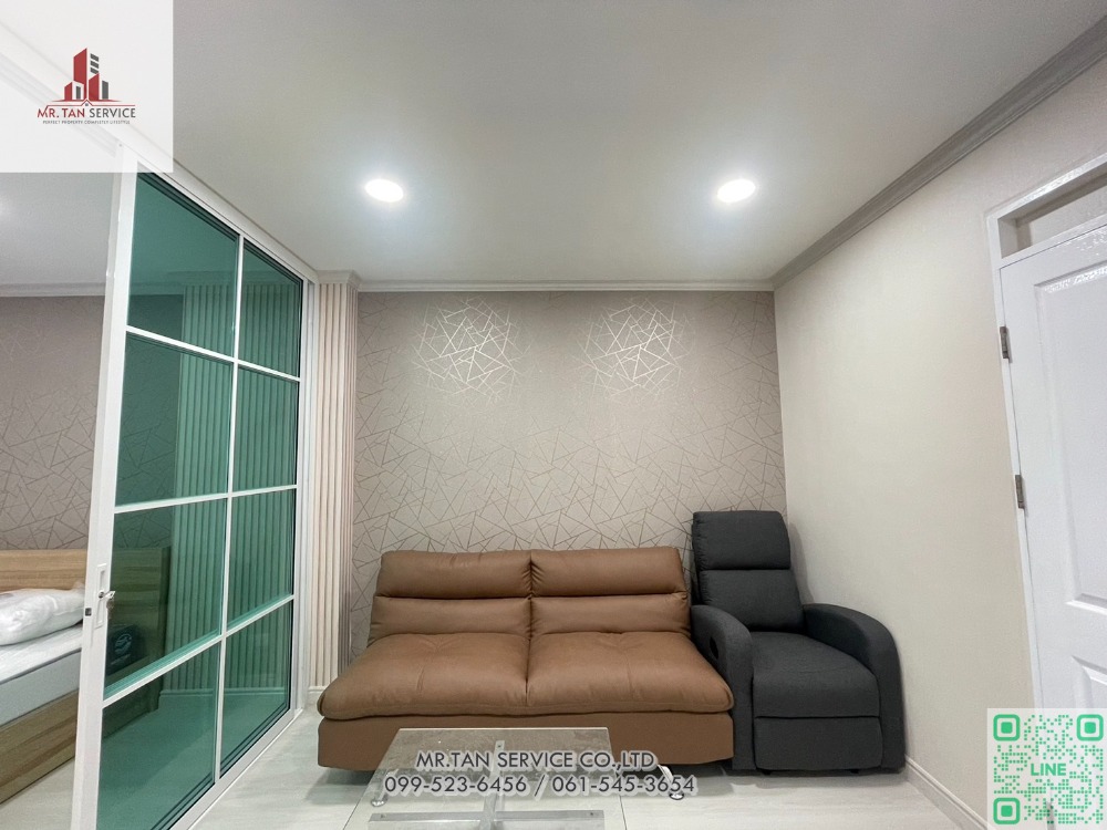 For RentCondoPattanakan, Srinakarin : Condo for rent, Supalai Park Srinakarin, every piece of new furniture. Ready to move in