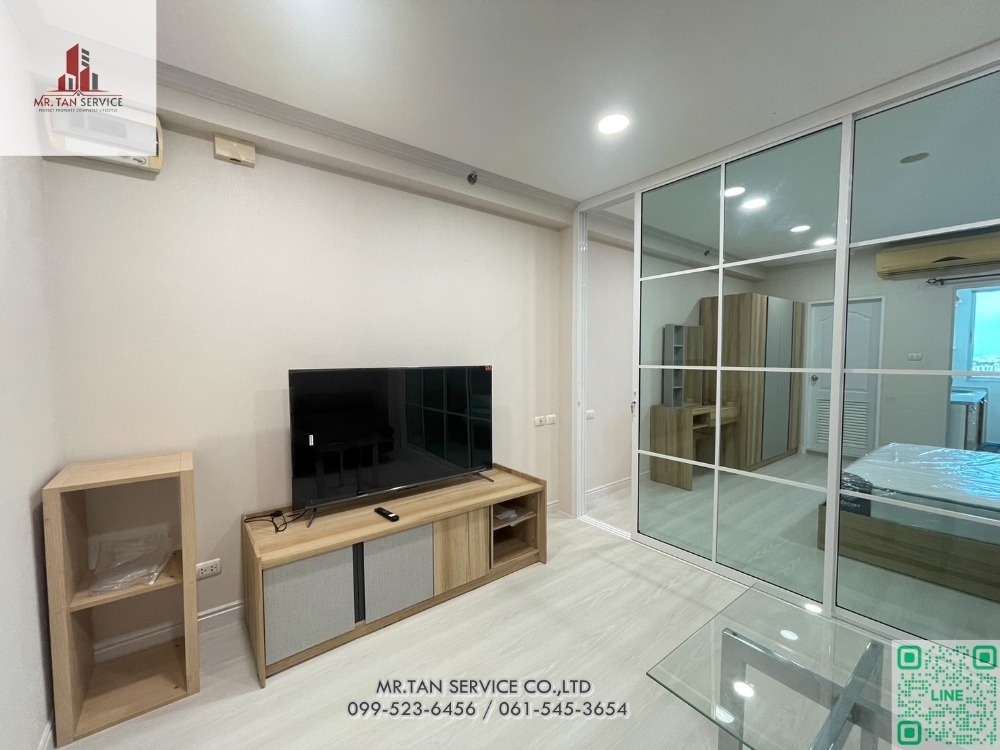 For RentCondoPattanakan, Srinakarin : Condo for rent, Supalai Park Srinakarin, every piece of new furniture. Ready to move in