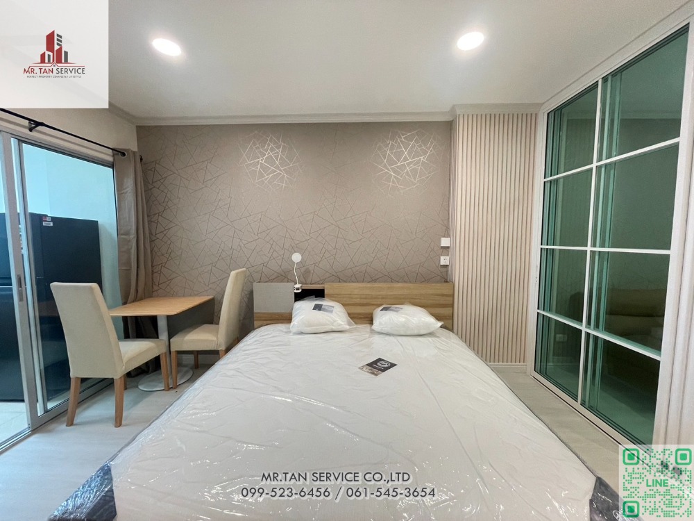 For RentCondoPattanakan, Srinakarin : Condo for rent, Supalai Park Srinakarin, every piece of new furniture. Ready to move in