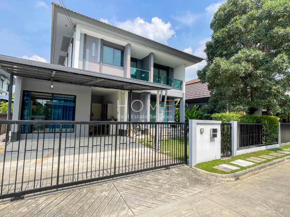 ขายบ้านบางนา แบริ่ง ลาซาล : ฟรี! ต่อเติมโรงจอดรถ ✨ บ้านเดี่ยว บุราสิริ วงแหวน - อ่อนนุช / 4 ห้องนอน (ขาย), Burasiri Wongwaen - Onnut / Detached House 4 Bedrooms (FOR SALE) POON076