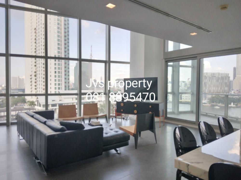ขายคอนโดวงเวียนใหญ่ เจริญนคร : For sale The River 3 bedroom Duplex 4 bathroom 231 sqm  selling price 62 Mb rainy 081 8895470