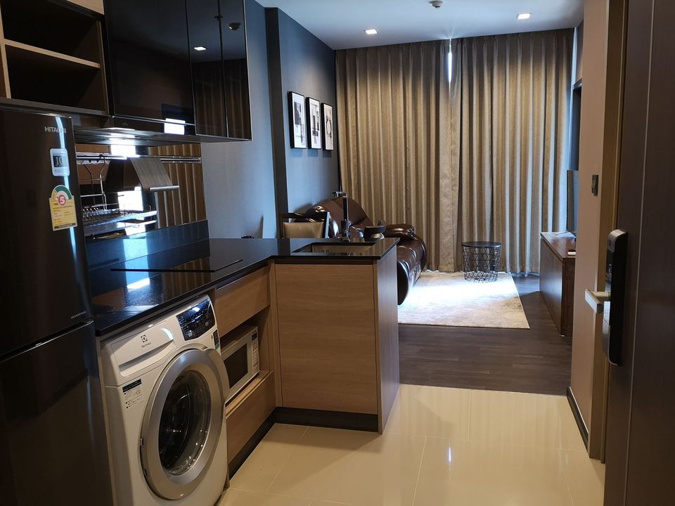 For RentCondoRama9, Petchburi, RCA : !! Beautiful room for rent, Condo The Line Asoke-Ratchada (The Line Asoke-Ratchada), near MRT Rama 9.
