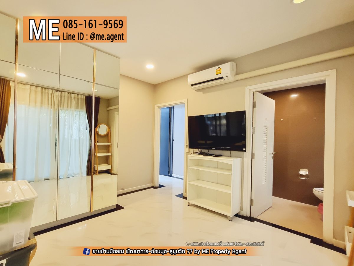 For RentHousePattanakan, Srinakarin : For Rent / For rent The Plant Elite Pattanakarn 38, detached house, 5 bedrooms, with built-in decorations, near Thonglor - Ekkamai - New Phetchaburi, call 064-954-9619 (RBL11-53)