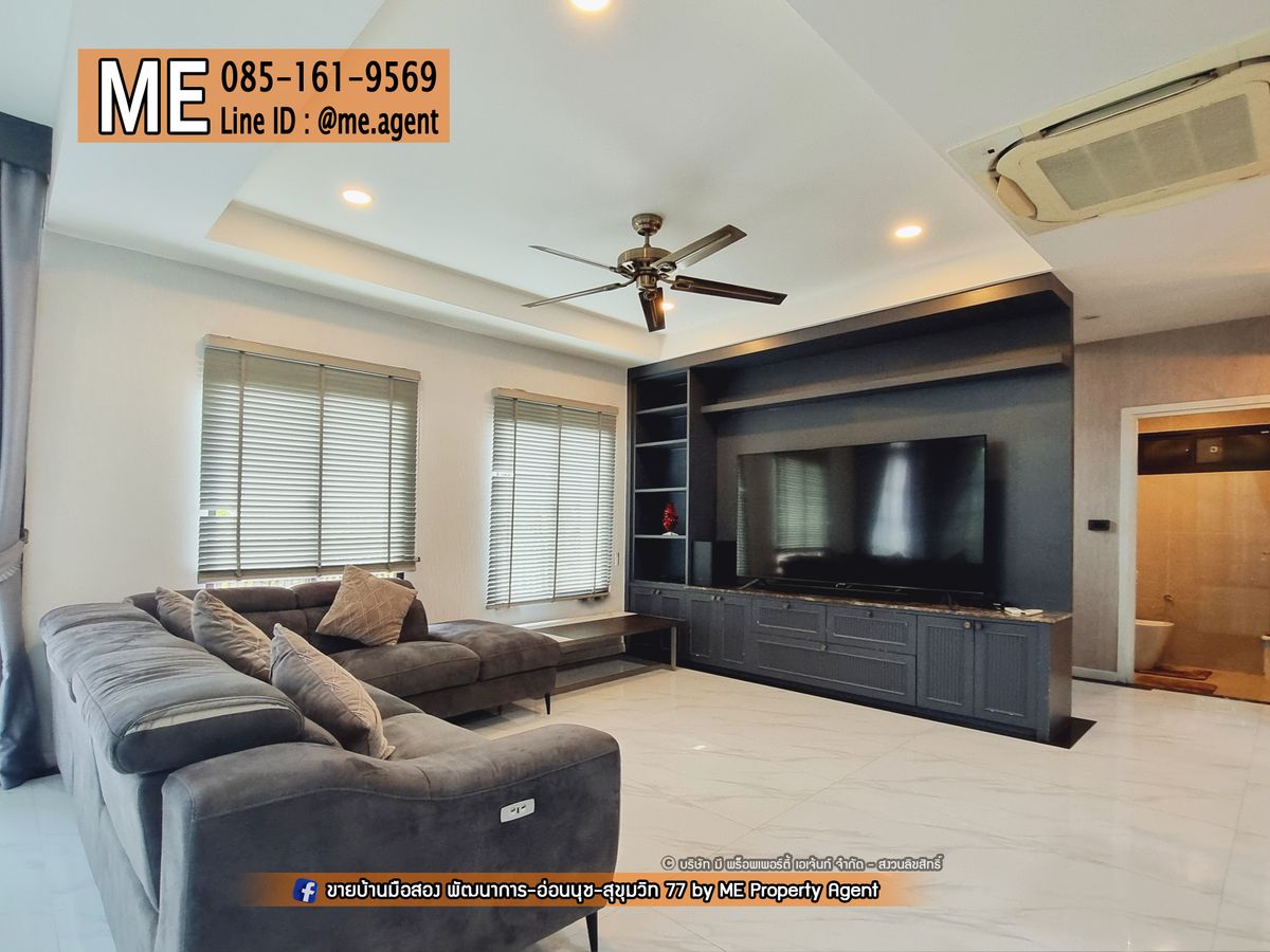 For RentHousePattanakan, Srinakarin : For Rent / For rent The Plant Elite Pattanakarn 38, detached house, 5 bedrooms, with built-in decorations, near Thonglor - Ekkamai - New Phetchaburi, call 064-954-9619 (RBL11-53)