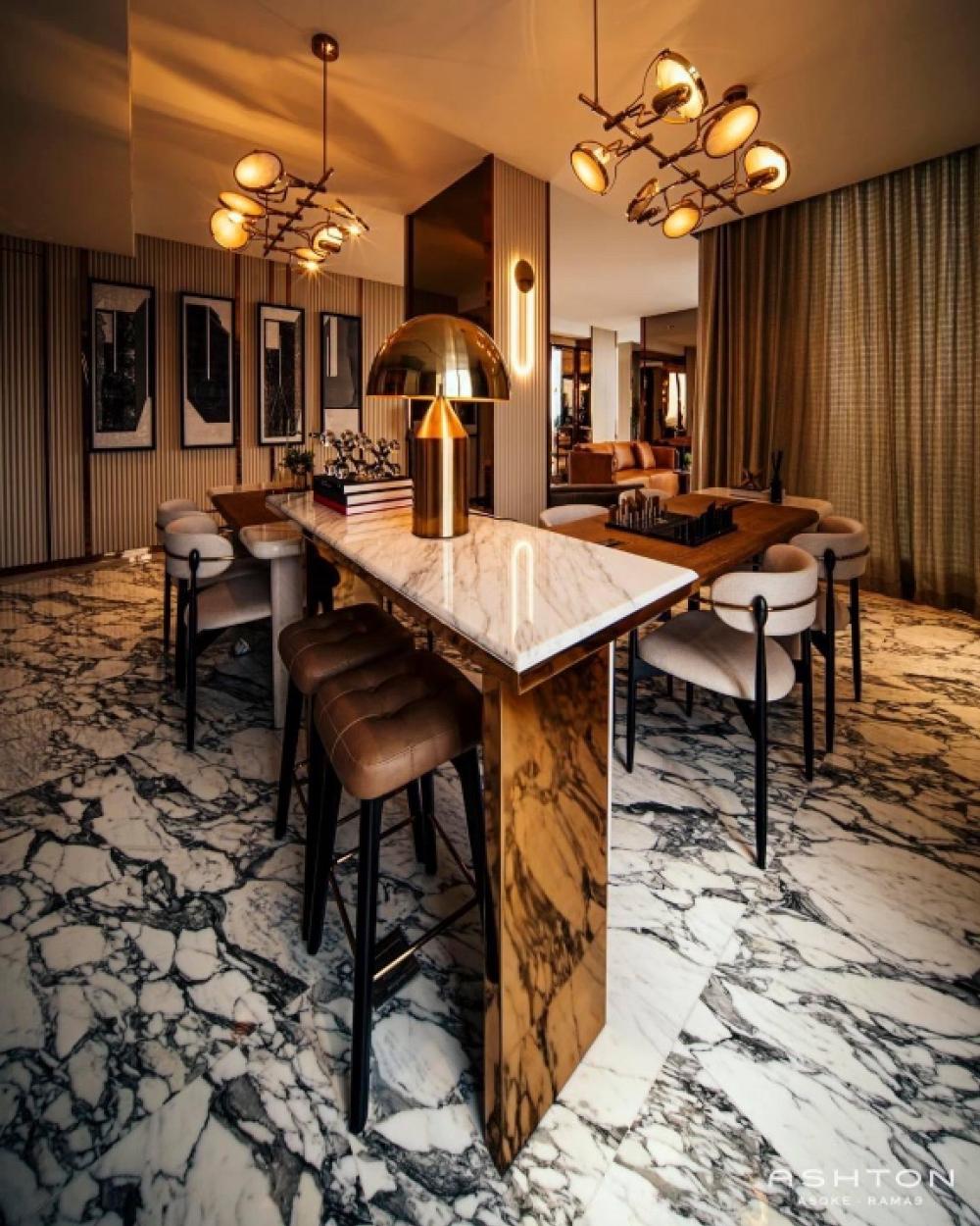 For SaleCondoRama9, Petchburi, RCA : For sale, luxury Penthouse Rama 9 for sale! Ashton asoke-rama9 (Aston Asoke-Rama 9) 2/2 Bed 131 sq m, high floor 43 + price 39 MB