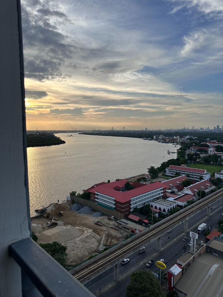ขายคอนโดสมุทรปราการ สำโรง : ขาย คอนโด Knightsbridge Sky River Ocean พร้อมอยู่  ติด BTS วิวแม่นำ้