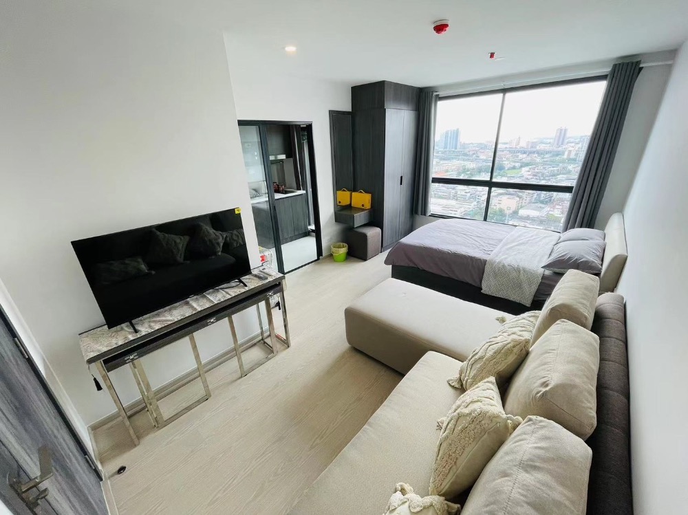 For RentCondoOnnut, Udomsuk : Condo for rent Elio Del Nest, fully furnished condo, ready to move in, close to BTS Udomsuk and many places to eat!!
