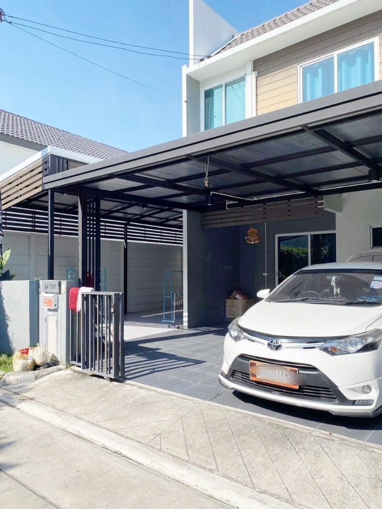 ให้เช่าทาวน์โฮมนนทบุรี บางใหญ่ บางบัวทอง : ให้เช่า บ้านหลังมุม ต่อเติมครบ พร้อมเข้าอยู่ ยกกระเป๋าเข้าอยู่ได้เลย ม.อารียา ใกล้ โรงพยาบาลไทรน้อย