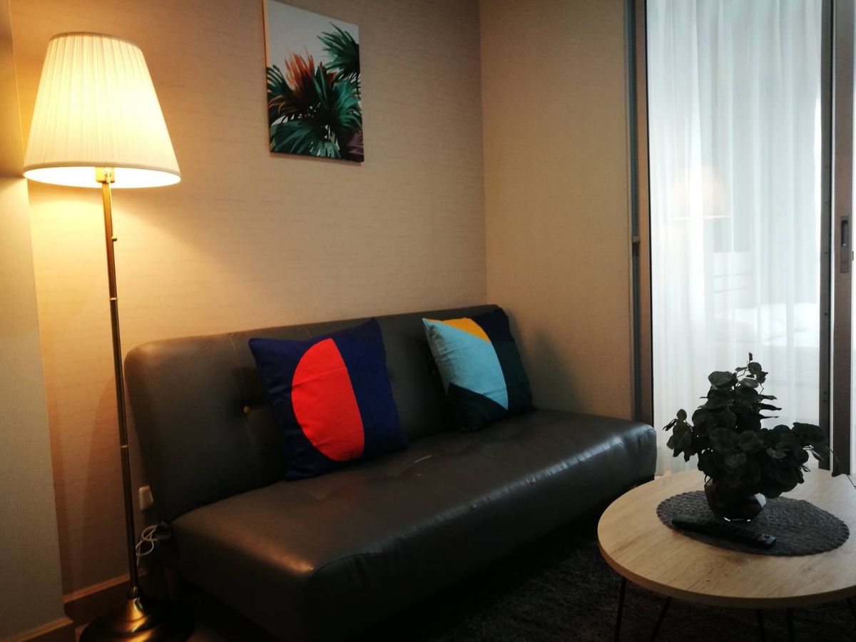 For RentCondoChaengwatana, Muangthong : The Kith Tiwanon (The Kith Tiwanon) ⭐For rent 5,500 baht ⭐Beautifully decorated room with electrical appliances ⭐Near Krungthai Hospital, near Muang Thong