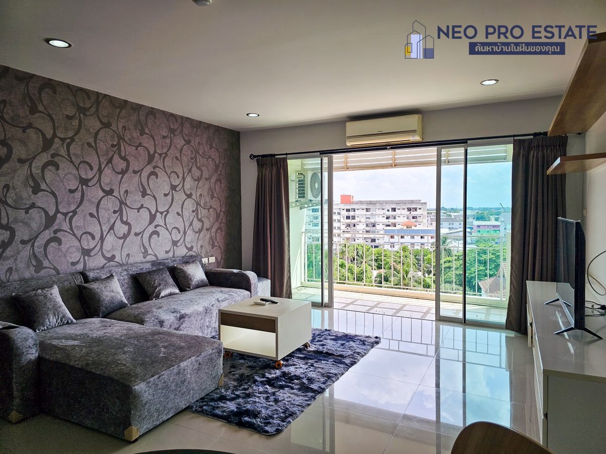 ให้เช่าคอนโดขอนแก่น : ให้เช่าคอนโด ใจกลางเมืองขอนแก่น ขนาด 55 ตร.ม. 1ห้องนอน 1ห้องน้ำ พร้อมเฟอร์นิเจอร์