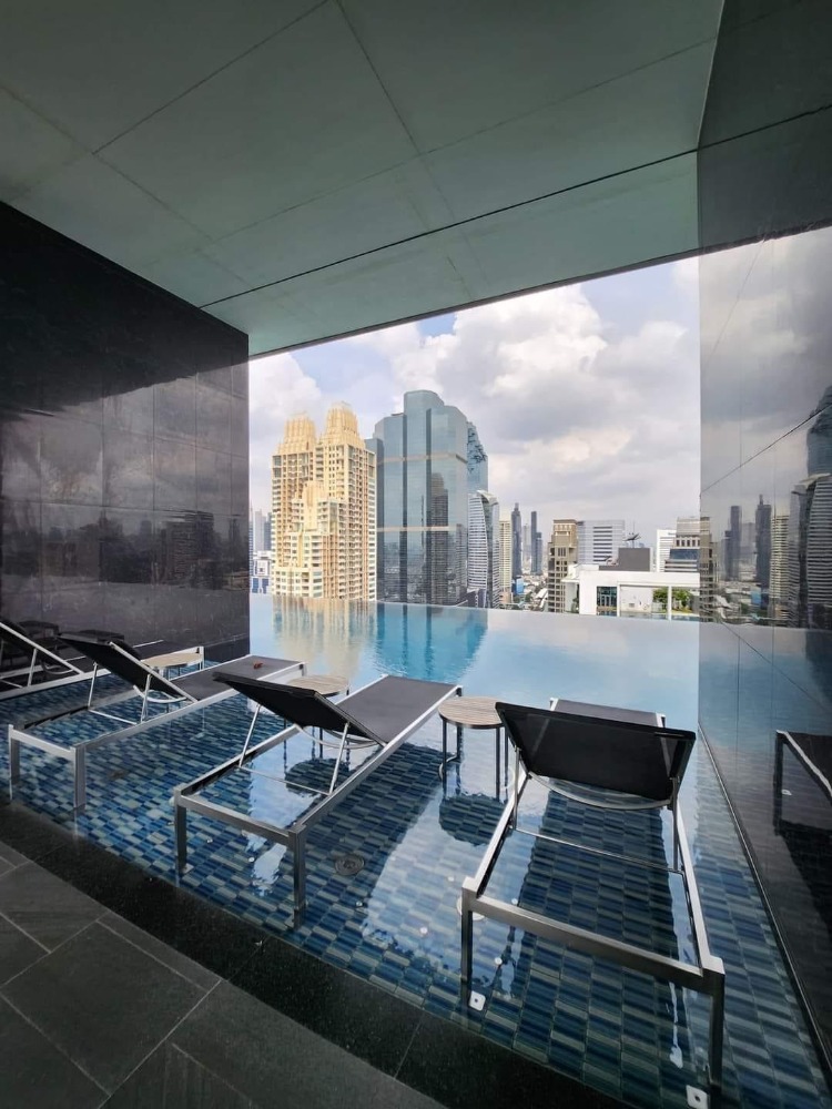 For RentCondoSathorn, Narathiwat : For rent 📌Nara9 📌Luxury Condo, Luxury Modern Contemporary style, location in the heart of Sathorn-Narathiwat 🚝 near BTS Chong Nonsi.