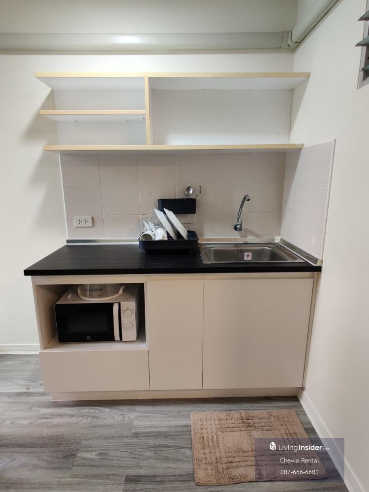 For SaleCondoRamkhamhaeng, Hua Mak : Condo for rent | Lumpini Condo Town Bodindecha-Ramkhamhaeng | Building D No. 122/2 | 1st floor, size 28 sq m. 1 Bedroom