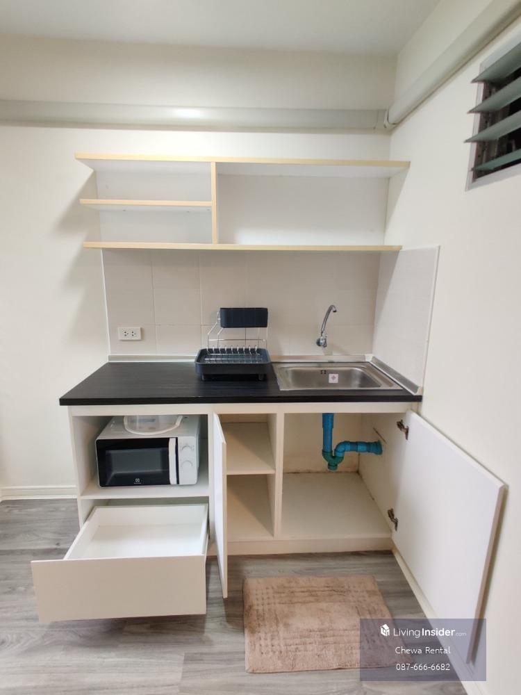 For SaleCondoRamkhamhaeng, Hua Mak : Condo for rent | Lumpini Condo Town Bodindecha-Ramkhamhaeng | Building D No. 122/2 | 1st floor, size 28 sq m. 1 Bedroom