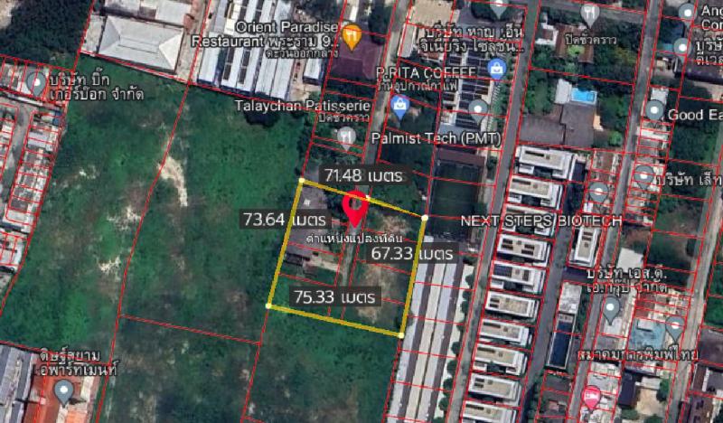 For SaleLandRama9, Petchburi, RCA : Land For Sale in Huai Khwang, Bangkok 3-1-28.0 rai